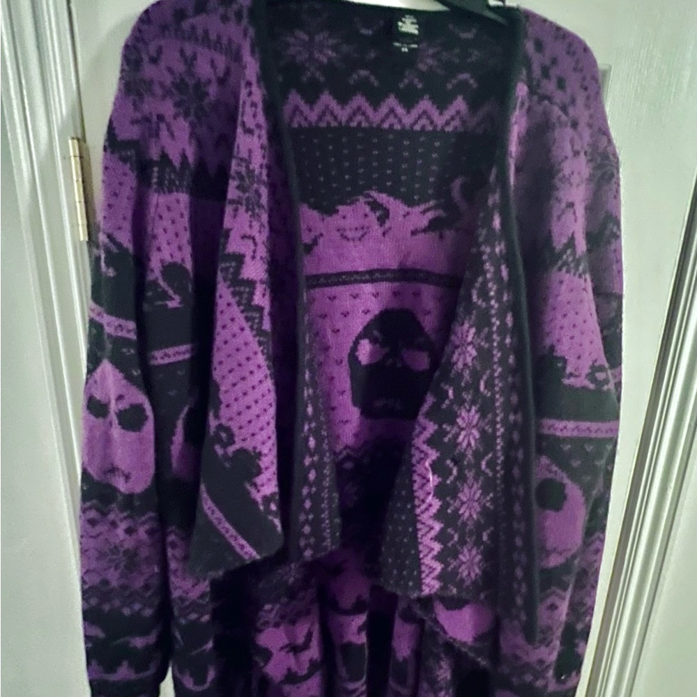 Registered trademark Nightmare Before Christmas Cardigan